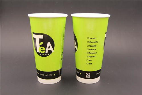 一次性纸杯16A 460ml 茶店与奶茶店的理想选择